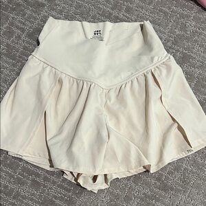 JoyLab Cream Athletic Skort with Built-In Shorts
